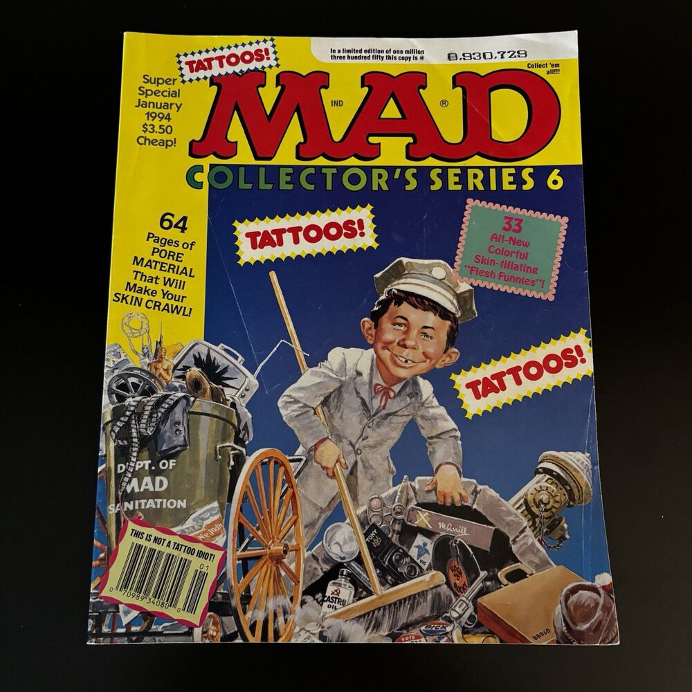 Mad Magazine Collector's Series 6 January 1994 Super Special Vintage